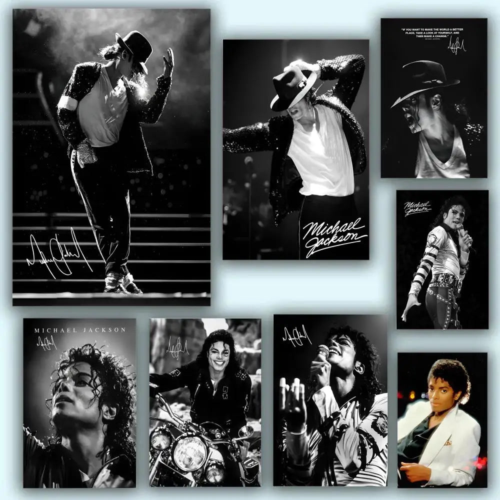 Michael Jackson Iconic Poster Wall Decal – HD Self-Adhesive Art