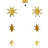 Gold Twinkle Star Paper Garlands