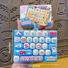 Giant Keycap Fidget Clicker Keychain Set