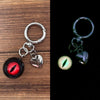Glow-in-the-Dark Gothic Eyeball Keychain