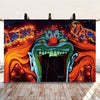 Evil Clown Circus Halloween Photography Backdrop