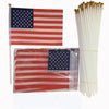 A set of American handheld stick flags featuring the stars and stripes design.