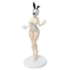 Anime-style mechanic girl collectible figure with white hair and bunny ears