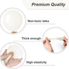 Diagram showing features of a balloon kit including non-toxic latex, thick material, and high elasticity.