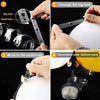 Instrucciones paso a paso para usar un kit de guirnalda de globos en arco de látex para decoración