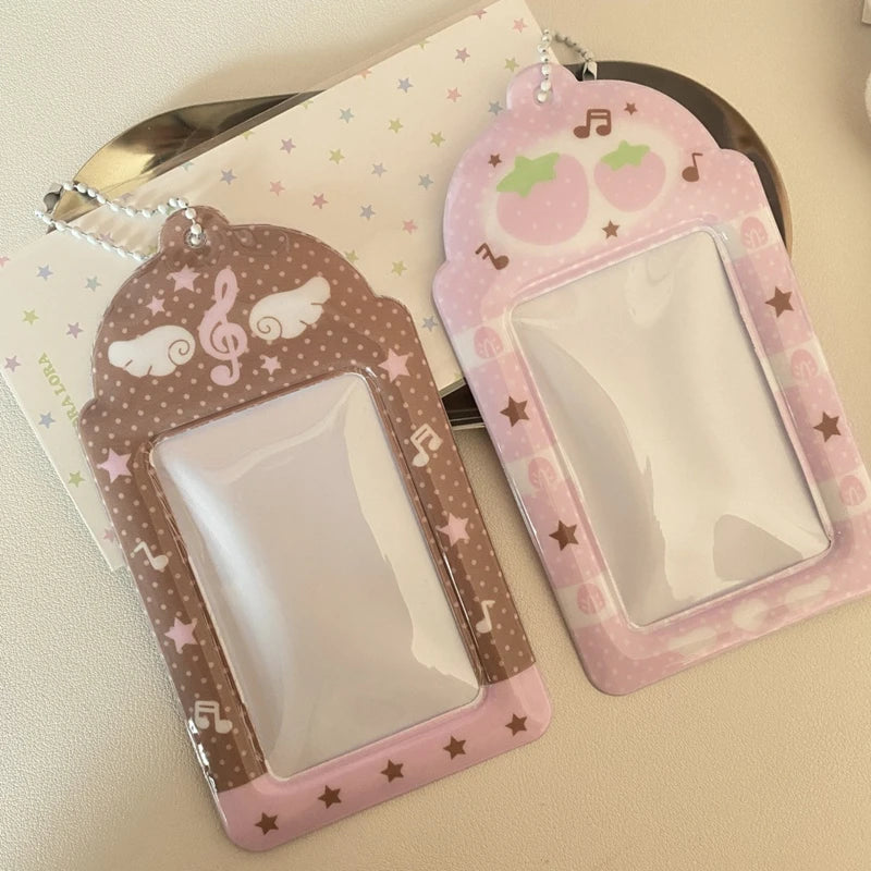 Cute Strawberry Card Holder for Photos and Idol Cards