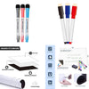 Set magnetischer Trocken-Radierer in verschiedenen Farben und Größen für eine Whiteboard.