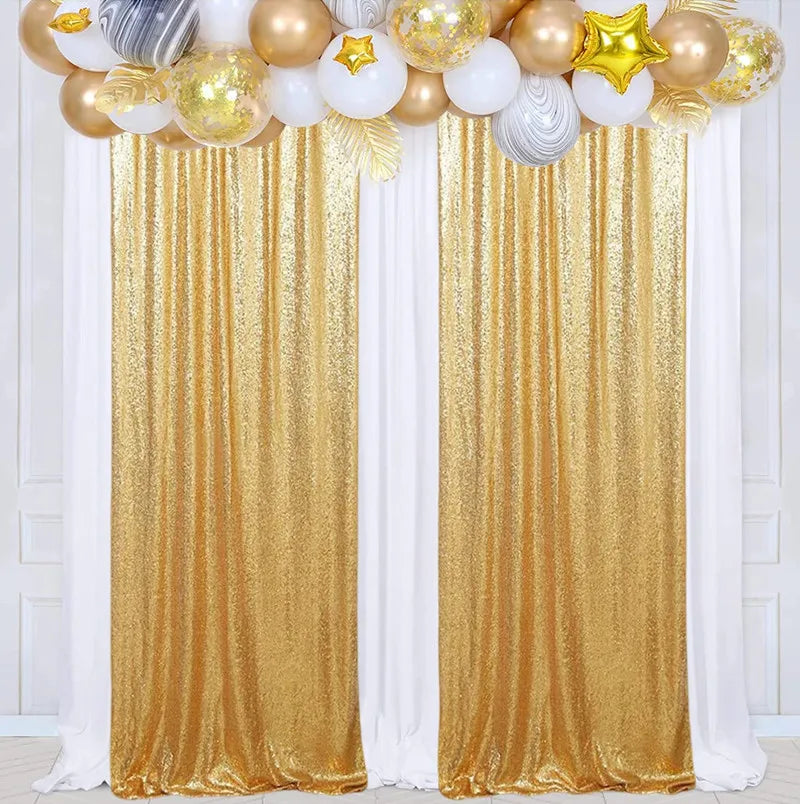 Sequin Backdrop Curtains – 2 Panels, 2ft x 8ft