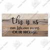 Personalized Wooden Family Sign for Home Wall Décor