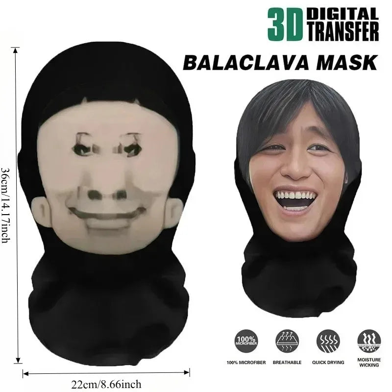 3D Celebrity Face Mask for Cosplay and Parties