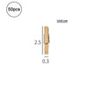 Mini Wooden Clothespins for Crafts and Photos (Set of 50)