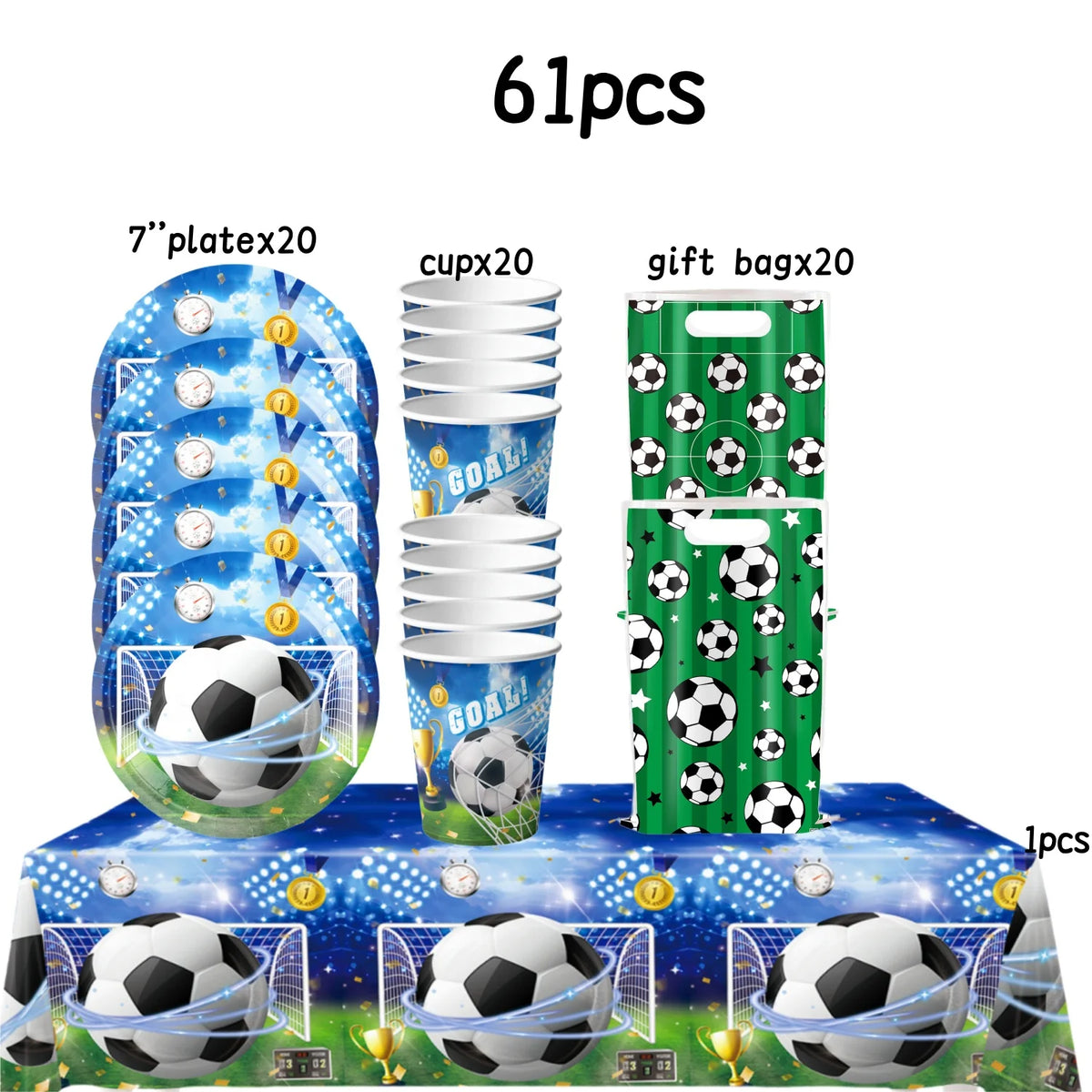 Soccer Birthday Party Decoration Kit