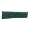 A bundle of 40cm flexible green floral wire stems for DIY arrangements.