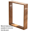 Deep Shadow Box Frame for 3D Displays - Wooden Tabletop Keepsake Case