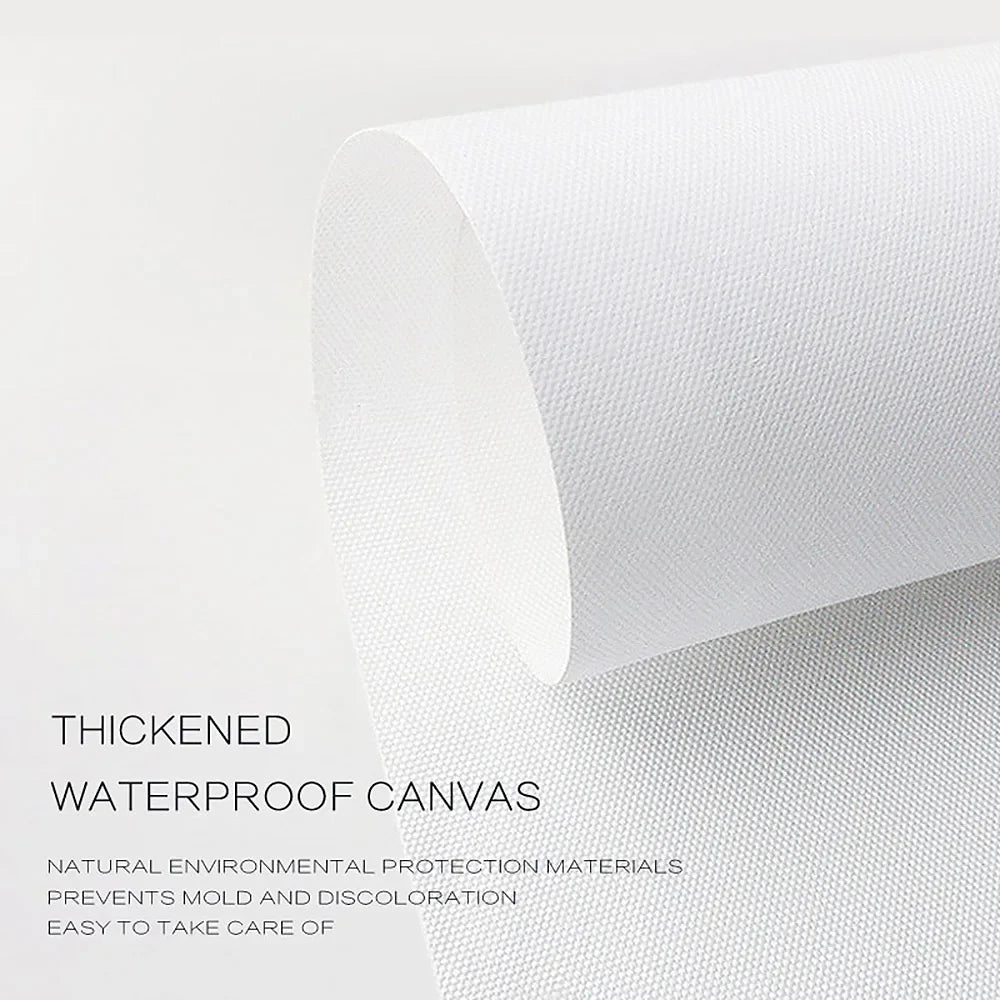 Roll of thickened waterproof canvas material used for natural environmental protection.