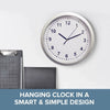 Hidden Compartment Wall Clock Safe