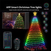 Smart Star-Shaped Christmas String Lights with App Control