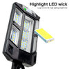 Highlight LED wick security light with a yellow rectangular component and mounting bracket