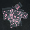 Pink Cherry Blossom Self-Adhesive Storage Pouches