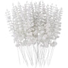 A bunch of artificial eucalyptus leaf plants used for home decor and events
