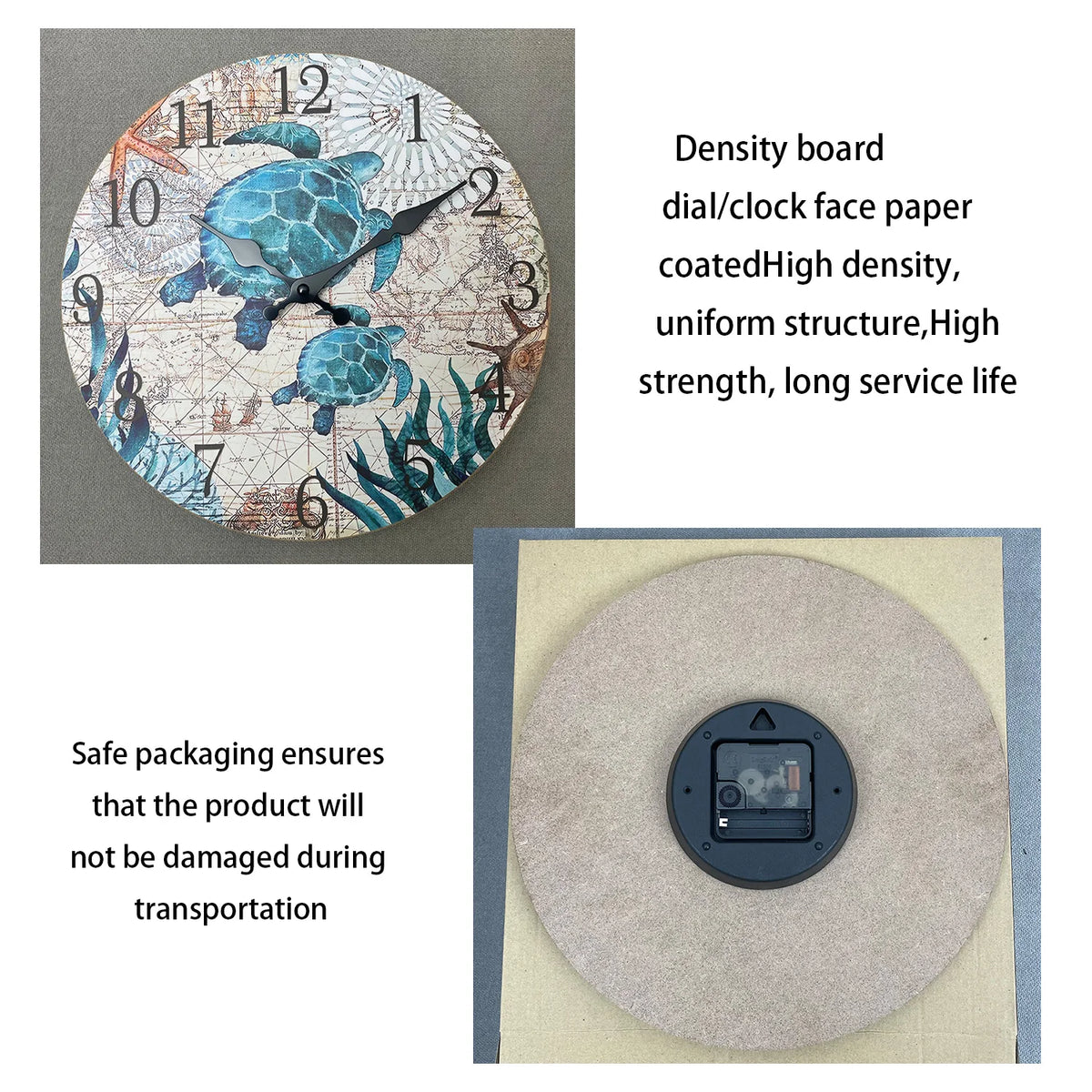 A density board dial/clock face paper coated with high density and uniform structure.