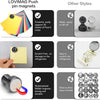 Various magnetic stickers and magnets for various surfaces including fridge, classroom, and kitchen