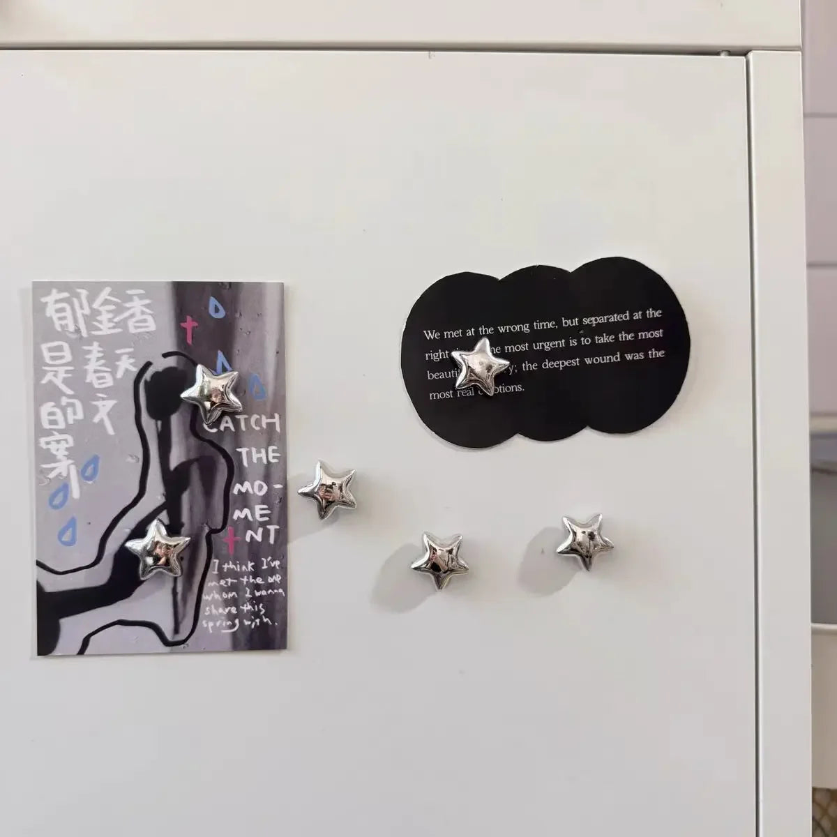 3D Shiny Star Fridge Magnet – Aesthetic Kitchen & Home Decor