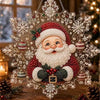 Santa Claus Pearl Diamond Painting Kit – Festive DIY Craft for Adults