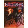 Anime wall art featuring a man and a menacing skull with Japanese text above them.