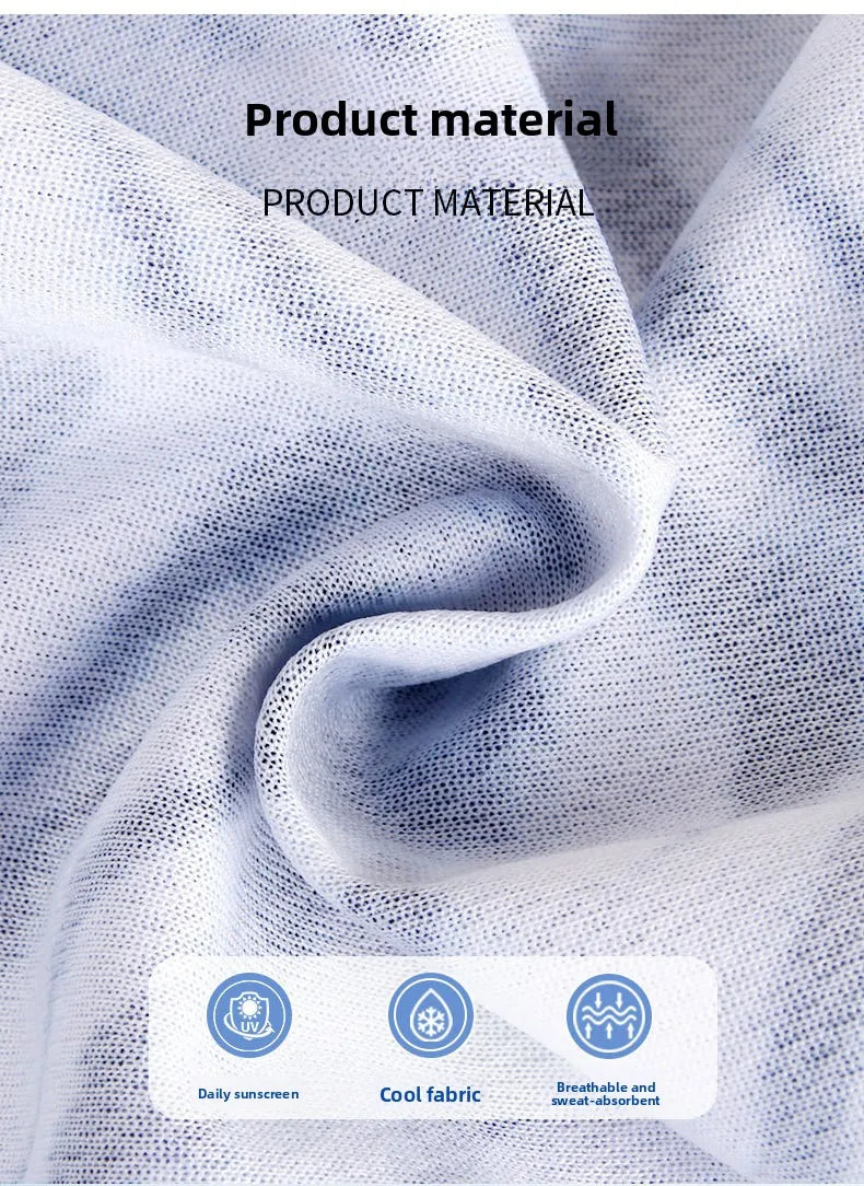 Close-up of a white fabric material showing texture and details for a cat animal ski balaclava
