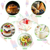 Clear PET Dessert Cups with Lids (50-Pack)