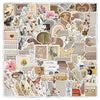 A collage of incomplete diary style graffiti stickers and paper elements for decorative use