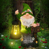 Solar-Powered Gnome Statue Light for Garden & Patio