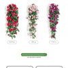 Silk Rose Hanging Vine - Faux Flower Garland for Home Décor