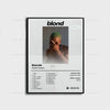 Album cover for Frank Ocean's Blond featuring a close-up portrait of the artist