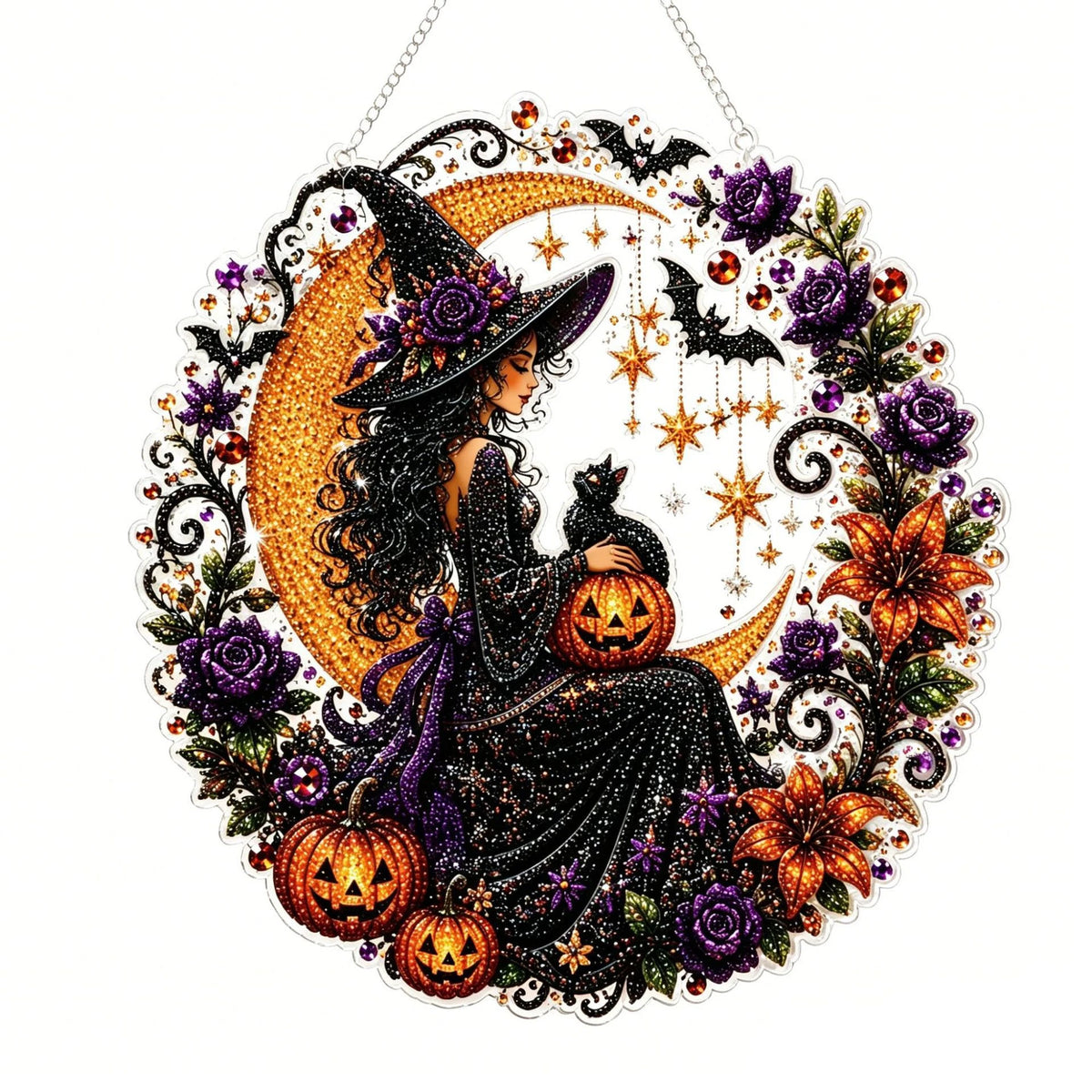 Halloween Ghost Pearl Painting Kit – Autumn DIY Craft Set for Adults