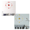 A digital wall clock showing the time 1:00 on a white wall with pillows.