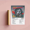 A poster for Operation: Doomsday featuring a stylized face and text on pink background.