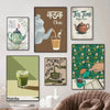 Tea Lovers Canvas Wall Art – Modern Kitchen Decor