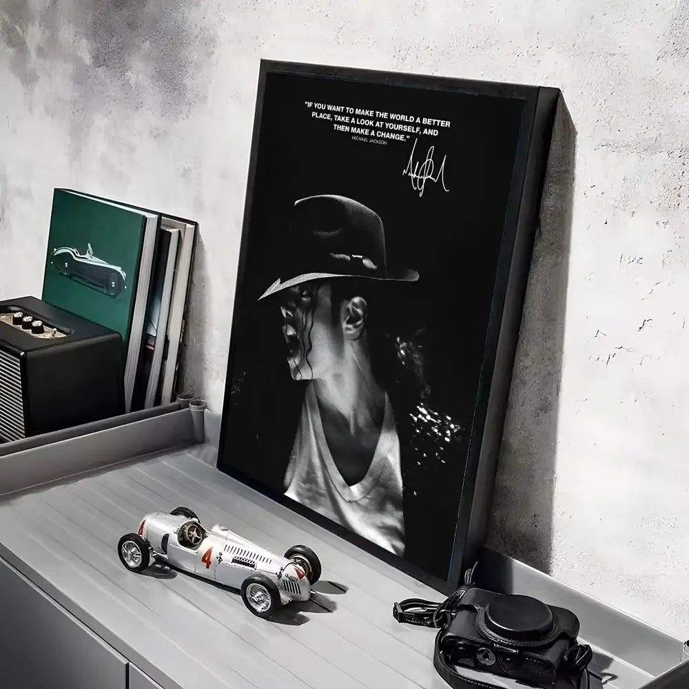 Michael Jackson Iconic Poster Wall Decal – HD Self-Adhesive Art