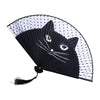 Vintage Lace Folding Hand Fan with Tassels