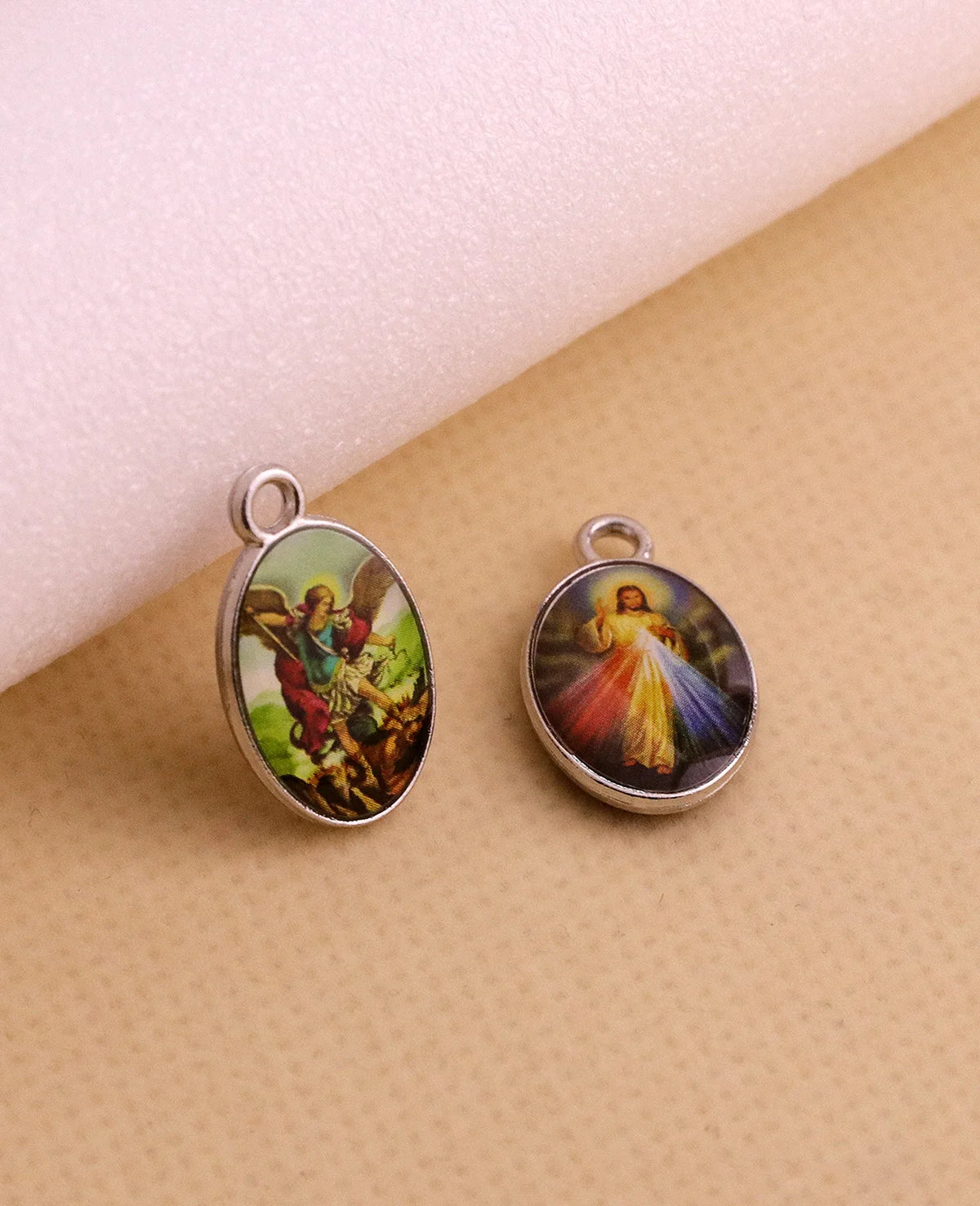 Divine Mercy St. Michael Christian Pendants