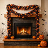 Halloween Foil Fringe Curtain – Pumpkin, Ghost & Bat Print Party Backdrop