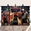 Evil Clown Circus Halloween Photography Backdrop