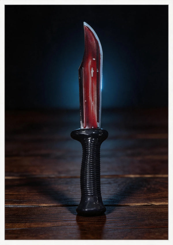 Realistic Bloody Knife Halloween Prop