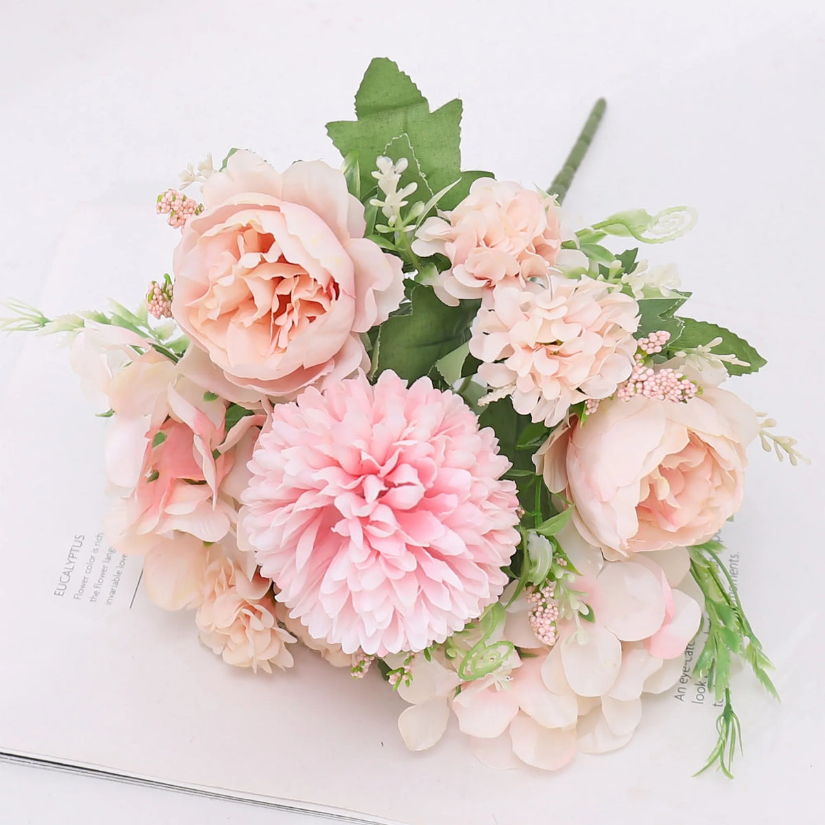 Realistic Silk Peony Artificial Flowers for Weddings & Home Décor