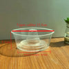 Clear plastic cup with an upper caliber of 15.5cm and a bottom diameter of 10.6cm