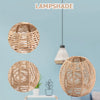 Handcrafted Woven Rattan Lampshade for Warm Ambient Lighting