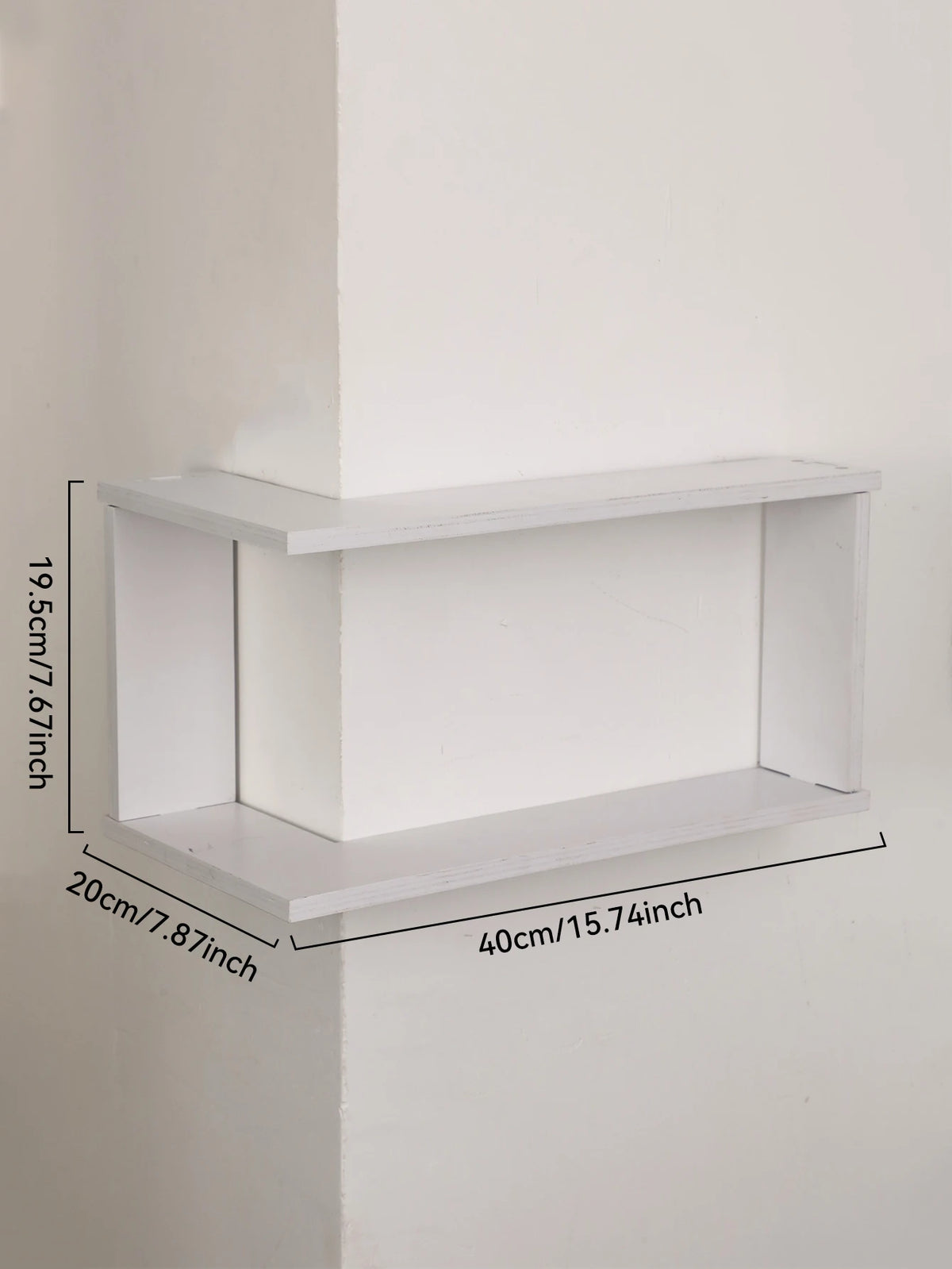 Corner Floating Wooden Wall Shelves for Home Decor