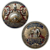 Brotherhood Commemorative Coin – Silver-Plated Keepsake